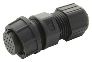 AMPHENOL LTW CU-18BFFA-LL7001 Circular Connector, Standard Circular Connector, Middle (C) Series, Cable Mount Receptacle
