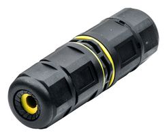 AMPHENOL LTW SC-L-PG11-02-YW Cable Joint, IP68, 2 Position, 8.5 mm, Yellow, 2.5 mm², FICX Series