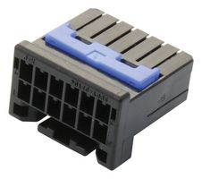 JST / JAPAN SOLDERLESS TERMINALS 12CPT-B-2A Connector Housing, CPT, Receptacle, 12 Ways, 2 mm, CPT Series Contacts