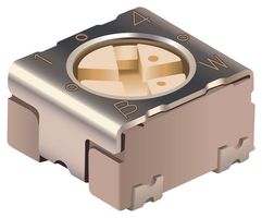 BOURNS PVG3A502C01R00 Trimmer, Single Turn, Cermet, Top Adjust, 5 kohm, Surface Mount, 1 Turns