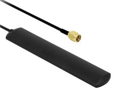 SIRETTA ALPHA17/2.5M/SMAM/S/S/20 Blade Antenna, 433MHz, 1.5 VSWR, 2.15dBi Gain, Vertical Polarisation, Adhesive
