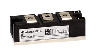 INFINEON TT162N14KOFHPSA2 Thyristor Diode Module, Series Connected - SCR / Diode, 1.4kV, 5.2kA