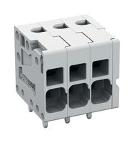 WAGO 2624-1104 Wire-To-Board Terminal Block, 5 mm, 4 Ways, 10 AWG, 24 AWG, 6 mm², Push In
