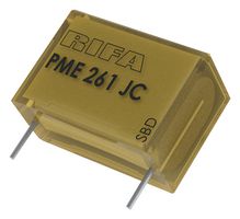 KEMET PME261KC6330KR30 General Purpose Film Capacitor, Metallized Paper, Radial Box - 2 Pin, 0.33 µF, ± 10%, 220 V