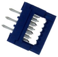 AMPHENOL COMMUNICATIONS SOLUTIONS 69830-006LF IDC Connector, Board In Connector, 2.54 mm, 2 Row, 6 Contacts, Cable Mount, Through Hole Mount