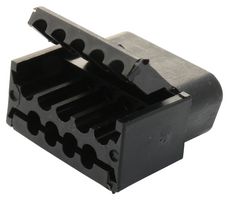 AMP - TE CONNECTIVITY 207752-3 D Sub Connector Housing, 9 Ways, D Sub, DE, AMPLIMITE HDJ-20, Receptacle, Thermoplastic Body