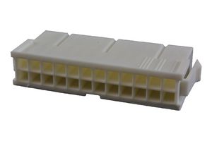 MOLEX 39-01-2246 Connector Housing, Natural, Mini-Fit Jr. 5559 Series, Plug, 24 Ways, 4.2 mm