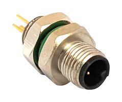 BULGIN LIMITED PXMBNI05FPM04AFL001 Sensor Cable, M5 Plug, Free End, 4 Positions, 100 mm, 3.9 ", Buccaneer M5 Series