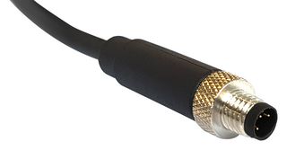 BULGIN LIMITED PXPTPU08FIM05BCL010PUR Sensor Cable, M8 Plug, Free End, 5 Positions, 1 m, 3.28 ft, Buccaneer M8 Series
