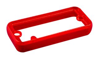 ANALOG DEVICES MAX31856EVSYS# Bezel, Open, Translucent Red, 1455 Series, 1455K Size, Pair