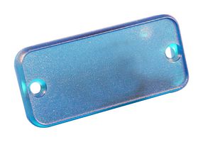 ANALOG DEVICES MAX31856EVSYS# Bezel, Closed, Translucent Blue, 1455 Series, 1455K Size, Pack of 10