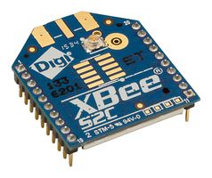 DIGI INTERNATIONAL XB24CZ7UIT-004 RF Transceiver Module, DSSS Modulation, 250Kbps, 2.4GHz, -102dBm, 2.1V to 3.6V, SPI, UART
