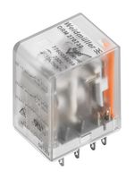 WEIDMULLER 7760056083 Signal Relay, 24 VAC, 4PDT, 5 A, DRM 570 Series, Socket