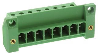 PHOENIX CONTACT 1840612 Terminal Block, Feed-Thru, Header, 7.62 mm, 8 Ways, 20 A, 300 V, Screw Clamp Right Angle