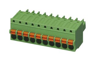 Phoenix Contact FK-MCP 1,5/ 6-ST-3,81 Terminal Block, Pluggable, 6Pos, 16Awg