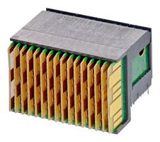 TE CONNECTIVITY 2102771-1 Connector, MULTIGIG RT 2-R, 112 Contacts, 1.8 mm, Plug, Through Hole, 7 Rows