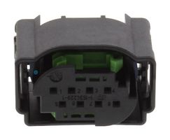 Amp Te Connectivity 1-1534229-1 Receptacle Housing, 8Pos, Gf Pbt, Black