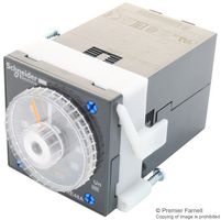 SCHNEIDER ELECTRIC RE48ACV12MW Time Delay Relay, 250 VDC, 0.02 s, 300 h, Harmony RE48A Series, DPDT, 5 A
