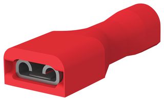 Amp Te Connectivity 2-520181-2 Female Disconnect, 4.75mm, 22-18Awg, Red