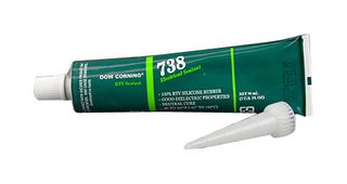 DOW 738, 90ML Sealant, Silicone 1 Part, Electrical, Tube, White, 90 ml