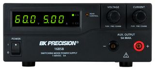 B&K PRECISION BK1685B Bench Power Supply, Adjustable, 1 Output, 1 V, 60 V, 0 A, 5 A