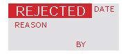 MULTICOMP PRO MP009776 Label, Write-On, 16 mm, 38 mm, Vinyl Cloth, Rejected (Date, Reason, By)