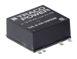 TRACO POWER THL 6-4811WISM Isolated Surface Mount DC/DC Converter, ITE, 4:1, 6 W, 1 Output, 5 V