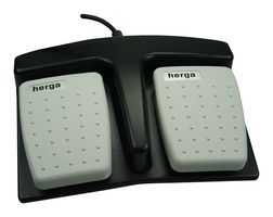 HERGA 6226-0003 Foot Operated Switch, 6226 Series, DPST-NO, Off-(On), 3 A, 24 V, 150 mm