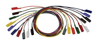 POMONA 6356-24. Test Lead Set, Alligator Clip, Alligator Clip, 70 VDC, 5 A, 610 mm