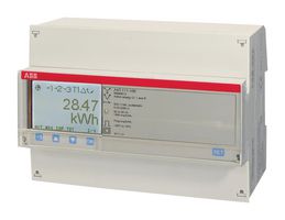 Energy Meter, Modular, DIN Rail, Three Phase, 80 A, 57.7 to 500 Vac, Class B, Pulse Output