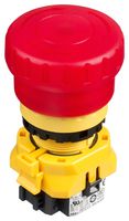 IDEC XW1E-LV402Q4R Emergency Stop Switch, DPST-NC, Push-Pull, Solder, 5 A, 125 V