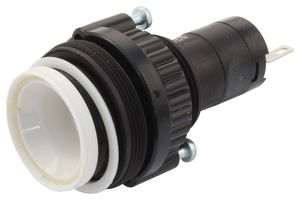 EAO 14-132.0252 Industrial Pushbutton Switch, 14 Series, 23.3 mm, DPST-NO, DPST-NC, Momentary, Round