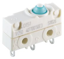 MARQUARDT 01045.0151-00 Microswitch, Subminiature, Pin Plunger, SPDT, Solder, 1 A