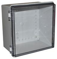 CAMDENBOSS CHDX8-231C Plastic Enclosure, Hinged Lid, Heavy Duty, Polycarbonate, 180 mm, 300 mm, 300 mm, IP66, IP67