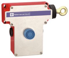 TELEMECANIQUE SENSORS XY2CE1A250H7 Grabwire Switch, 70 m, SPST-NC, SPST-NO, 240 V, 3 A, 250 V, 270 mA