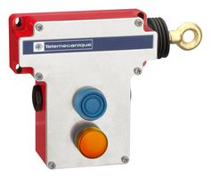 TELEMECANIQUE SENSORS XY2CE1A297 Grabwire Switch, 70 m, DPST-NO, DPST-NC, 240 V, 3 A, 250 V, 270 mA