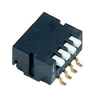 NIDEC COMPONENTS CHP-041TB DIP / SIP Switch, 4 Circuits, Piano Key, Surface Mount, SPST, 6 V, 100 mA