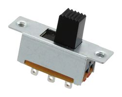 NIDEC COMPONENTS MFS201N-Z Slide Switch, Sub-Miniature, DPDT, On-On, Panel Mount, MFS Series, 1 A, 125 V
