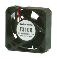 NIDEC COMPONENTS F310R-05LC DC Axial Fan, 5 V, Square, 30 mm, 10 mm, Sleeve Bearing, 3.18 CFM
