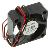 NIDEC COMPONENTS F310R-12LLC DC Axial Fan, 12 V, Square, 30 mm, 10 mm, Sleeve Bearing, 2.118 CFM