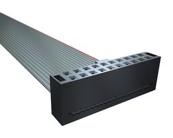 SAMTEC HCSD-05-D-11.40-01-N-G-R Ribbon Cable, IDC Receptacle to IDC Receptacle, 10 Ways, 11.4 ", 290 mm, 2.54 mm, HCSD Series