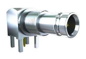 SAMTEC BNC7T-J-P-GN-RA-BH2D RF / Coaxial Connector, BNC Coaxial, Right Angle Bulkhead Jack, Through Hole Right Angle, 75 ohm