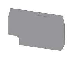 IMO PRECISION CONTROLS EPSCP2.5GREY Accessory, IMO SCP Series DIN Rail Terminal Blocks, End Plate, SCP