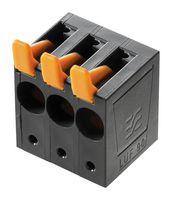 WEIDMULLER 2453750000 Wire-To-Board Terminal Block, 10 mm, 8 Ways, 18 AWG, 6 AWG, 16 mm², Push In