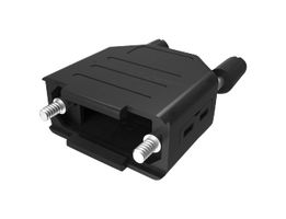 AMPHENOL COMMUNICATIONS SOLUTIONS 86303641CLF D Sub Backshell, FCI 8630, DD, 180°, Plastic Body