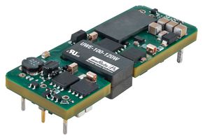MURATA POWER SOLUTIONS UWE-12/10-Q48N-C Isolated Through Hole DC/DC Converter, ITE, Eighth Brick, 4:1, 120 W, 1 Output, 12 V