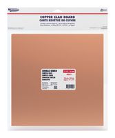 MG CHEMICALS 521 PCB, Plain Copper Board, Epoxy Fibreglass, 304 mm W x 304 mm H x 1.6 mm Thick