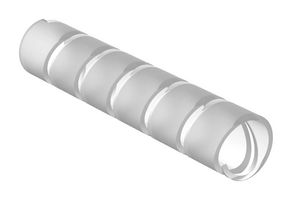 PANDUIT T25T-L Spiral Wrap, 0.25 ", 6.4 mm, PTFE (Polytetrafluoroethylene), Natural, 50 ft, 15.2 m