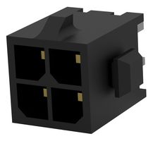 AMP - TE CONNECTIVITY 3-794632-4 Rectangular Power Connector, 4 Contacts, Micro MATE-N-LOK, Through Hole Mount