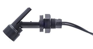 SENSATA / CYNERGY3 LLF43Y100RF Float Switch, LLF40 Series, Horizontal, Internal Fitting, Nylon, 25 VA, 1 m PVC Leads